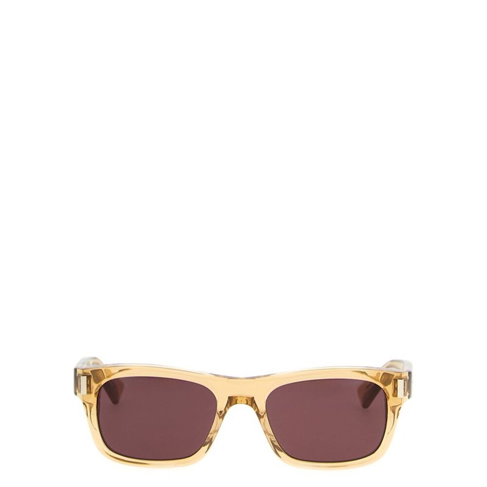 Saint Laurent Beige Acetate Men's Sunglasses